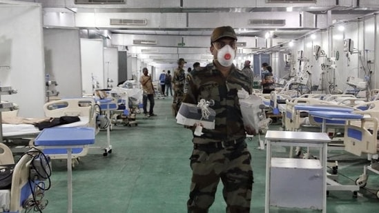 The DRDO is among the organisations that are at the forefront of fighting the second deadly wave of Covid that has ripped through the country.(ANI Photo) The DRDO is among the organisations that are at the forefront of fighting the second deadly wave of Covid that has ripped through the country.(ANI Photo)