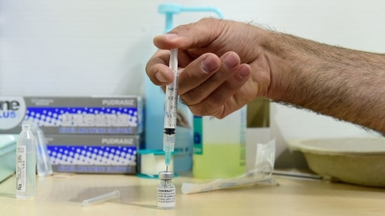 After a slow start to inoculation programs, Western Europe is starting to see progress in protecting its people against Covid-19. In picture - Vaccination centre in Marseille, France. (AFP) After a slow start to inoculation programs, Western Europe is starting to see progress in protecting its people against Covid-19. In picture - Vaccination centre in Marseille, France. (AFP)