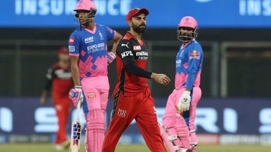 Shivam Dube (46) and Rahul Tewatia (40) top-scored as RR posted 177 in IPL 2021 match no. 16 against Royal Challengers Bangalore(IPL)