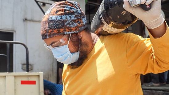 As the brutal second wave of the pandemic has hit India, there has been almost a war over oxygen cylinders among states, and between states and the Centre. (PTI) As the brutal second wave of the pandemic has hit India, there has been almost a war over oxygen cylinders among states, and between states and the Centre. (PTI)