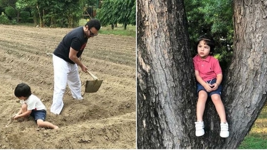 Saif Ali Khan and Taimur in Kareena Kapoor's latest post.