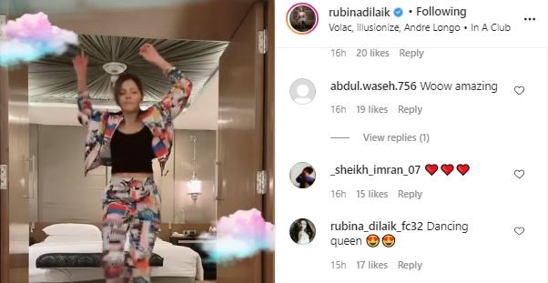 See fan reactions to Rubina Dilaik's dancing video. See fan reactions to Rubina Dilaik's dancing video.