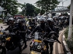 13 members of a trafficking ring, including three Iranians and a Pakistani, learned via video that they would be shot for smuggling 400 kilograms (880 pounds) of methamphetamine into Indonesia. 13 members of a trafficking ring, including three Iranians and a Pakistani, learned via video that they would be shot for smuggling 400 kilograms (880 pounds) of methamphetamine into Indonesia.