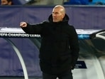 Real Madrid coach Zinedine Zidane