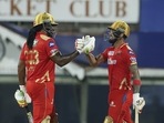 KL Rahul Captain of Punjab Kings and Chris Gayle of Punjab Kings after winning the match 17 of the Vivo Indian Premier League 2021 between the Punjab Kings and the Mumbai Indians held at the M. A. Chidambaram Stadium, Chennai on April 23, 2021(PTI) KL Rahul Captain of Punjab Kings and Chris Gayle of Punjab Kings after winning the match 17 of the Vivo Indian Premier League 2021 between the Punjab Kings and the Mumbai Indians held at the M. A. Chidambaram Stadium, Chennai on April 23, 2021(PTI)