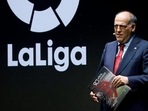 La Liga President Javier Tebas. File image(AP) La Liga President Javier Tebas. File image(AP)