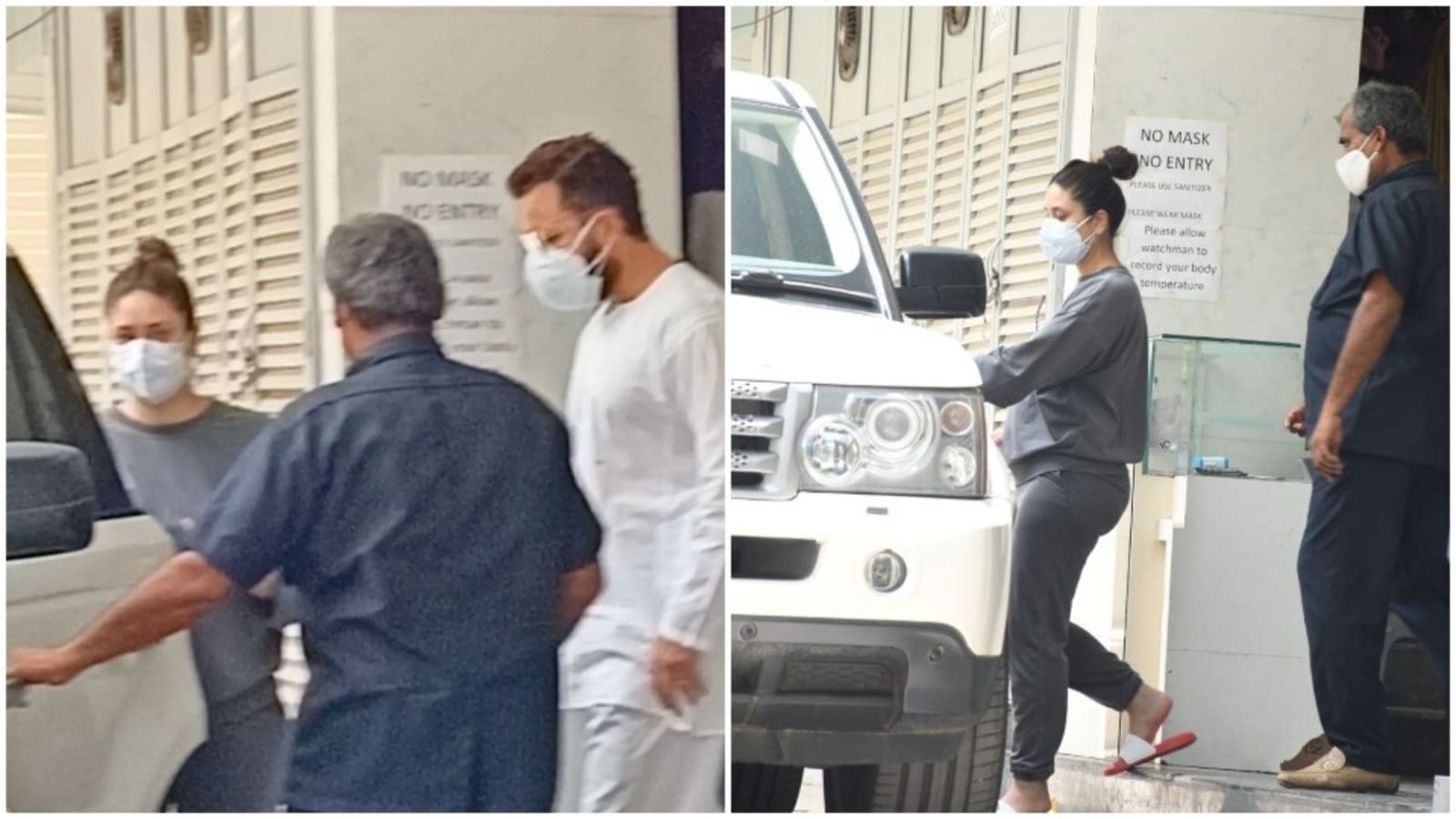 Kareena Kapoor Khan and Saif Ali Khan spotted at clinic, do not stop for pics at paparazzi's requests