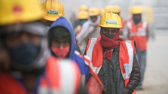 The government also said it will provide free shelter, food and medicines at 205 night shelters across the city after the lockdown triggered anxieties of a repeat of 2020 and prompted thousands of migrant workers to leave the city. (Sanchit Khanna / HT Photo) The government also said it will provide free shelter, food and medicines at 205 night shelters across the city after the lockdown triggered anxieties of a repeat of 2020 and prompted thousands of migrant workers to leave the city. (Sanchit Khanna / HT Photo)