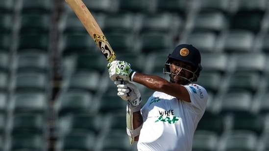 Sri Lanka's captain Dimuth Karunaratne(AP)