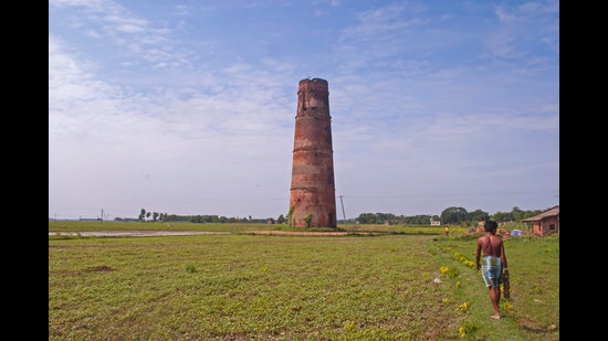 Also still standing here: semaphore towers built by the British to relay messages using coded flag signals, in an age before the telegraph. (Rangan Datta) Also still standing here: semaphore towers built by the British to relay messages using coded flag signals, in an age before the telegraph. (Rangan Datta)