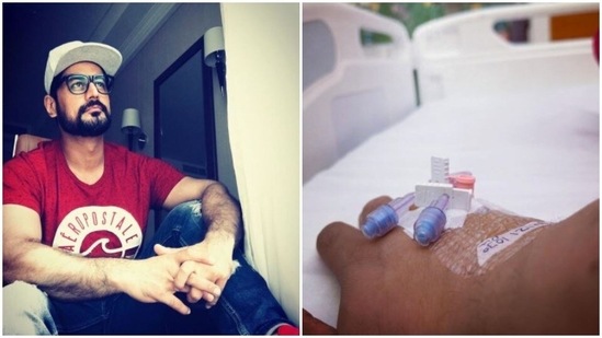 Mohit Raina has been hospitalised after testing positive for Covid-19.