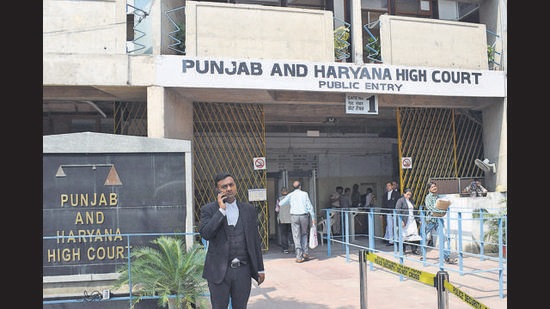Punjab and Haryana High Court in Chandigarh. (HT Photo)