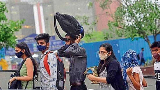 Parts of Delhi received light rainfall on Friday (PTI) Parts of Delhi received light rainfall on Friday (PTI)