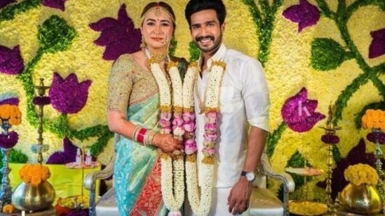 Vishnu Vishal and Jwala Gutta got married in Hyderabad.