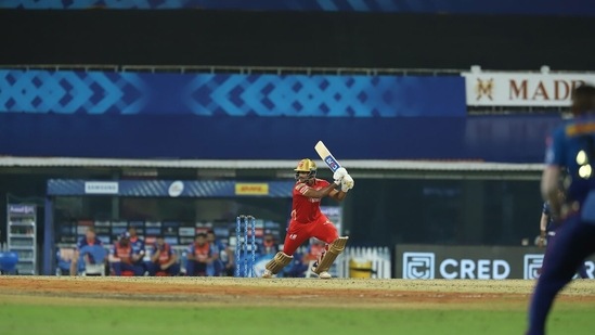 Mayank Agarwal and KL Rahul got Punjab Kings off to a strong start putting on 53 runs for the opening wicket. (IPL/Twitter)