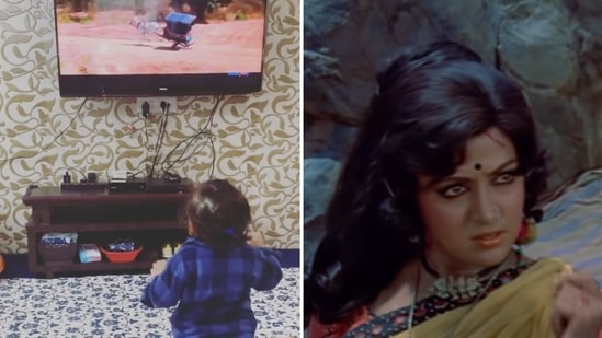 Ekta Kaul shared a video of her son Ved's first steps, taken while watching Sholay.