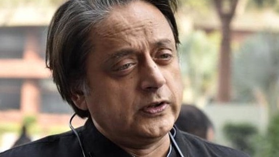 Hours later, Tharoor said that he apologised to Mahajan’s son. (Sanjeev Verma/HT PHOTO) Hours later, Tharoor said that he apologised to Mahajan’s son. (Sanjeev Verma/HT PHOTO)