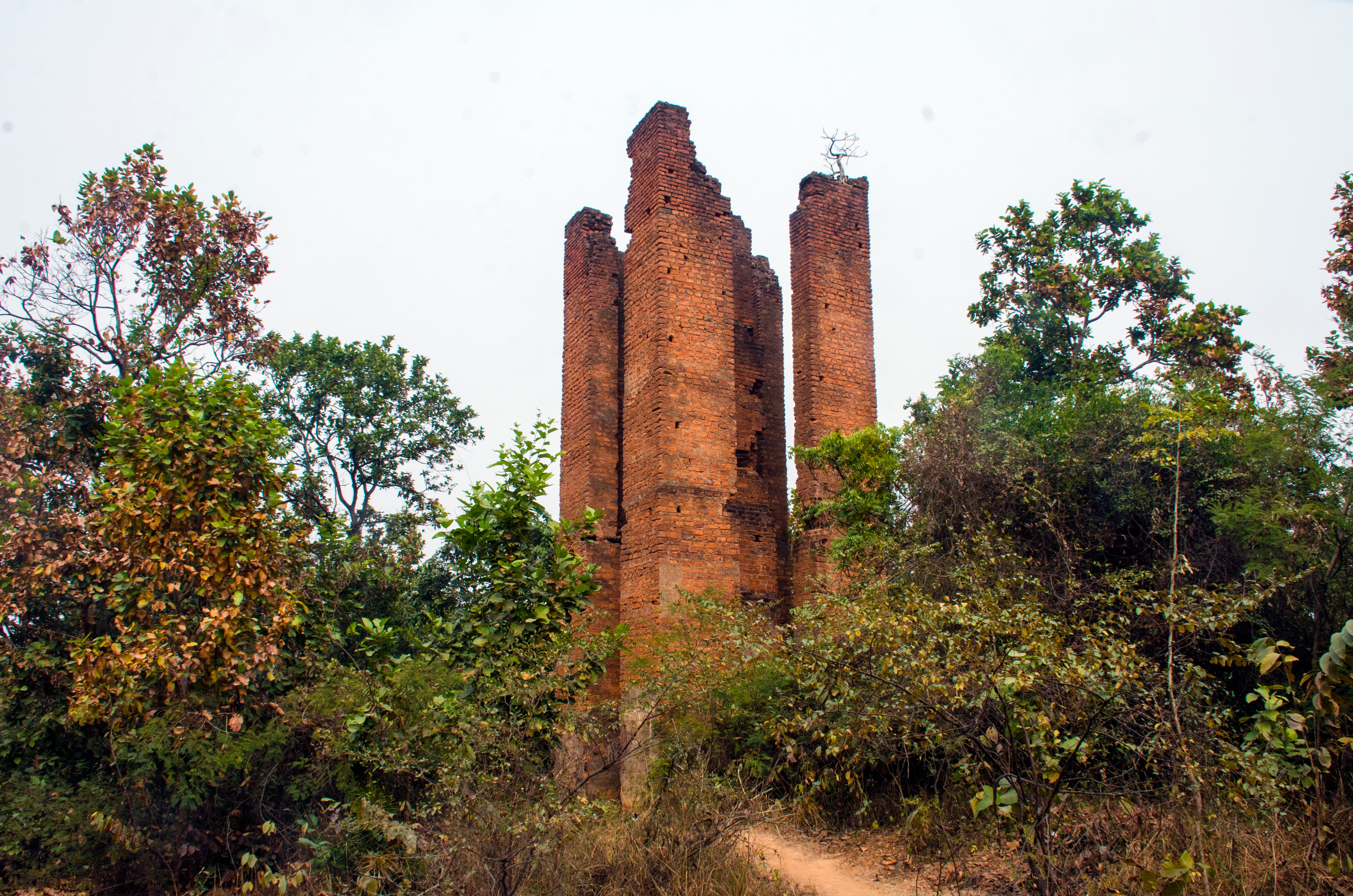 A survey tower built as part of the GTS project, so surveyors could get an aerial view of the flat Bengal region. (Rangan Datta)