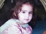 Baby Sara Ali Khan wearing a salwar kameez. Baby Sara Ali Khan wearing a salwar kameez.