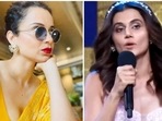 Kangana Ranaut calls Taapsee a "She Man". Kangana Ranaut calls Taapsee a "She Man".