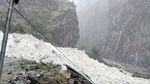 An avalanche that was reported in Niti valley in Uttarakhand’s Chamoli district. An avalanche that was reported in Niti valley in Uttarakhand’s Chamoli district.
