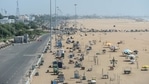 The government also noted that the existing night curfew and the Sunday curfew, imposed earlier on April 18, would continue to be in effect without any changes. In picture - Deserted view of the Marina beach in Chennai during the curfew.(AFP) The government also noted that the existing night curfew and the Sunday curfew, imposed earlier on April 18, would continue to be in effect without any changes. In picture - Deserted view of the Marina beach in Chennai during the curfew.(AFP)