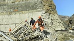 In this file photo from February, NDRF personnel are seen carrying out rescue and restoration work at damaged Tapovan barrage, weeks after the glacier burst at Joshimath which triggered a massive flash flood on Feb. 7, in Chamoli district of Uttarakhand. (PTI Photo) In this file photo from February, NDRF personnel are seen carrying out rescue and restoration work at damaged Tapovan barrage, weeks after the glacier burst at Joshimath which triggered a massive flash flood on Feb. 7, in Chamoli district of Uttarakhand. (PTI Photo)