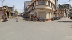 A temporary barricade set up to prevent locals from entering the market after Rajasthan Government imposed lockdown in view of surge in coronavirus cases, in Beawar. (PTI Photo) A temporary barricade set up to prevent locals from entering the market after Rajasthan Government imposed lockdown in view of surge in coronavirus cases, in Beawar. (PTI Photo)