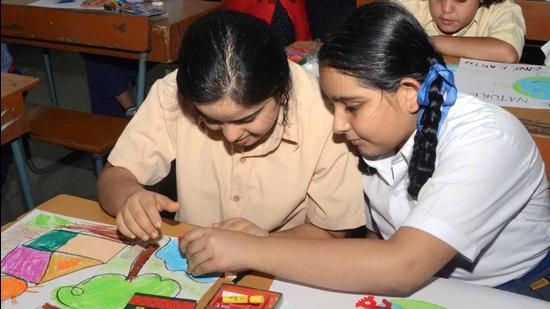 The contests will be conducted at school, block, district and state levels; SCERT will issue certificates to the winners. (HT File Photo) The contests will be conducted at school, block, district and state levels; SCERT will issue certificates to the winners. (HT File Photo)
