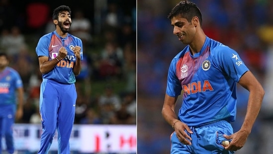 Ashish Nehra (R) and Jasprit Bumrah (L). (Getty Images)