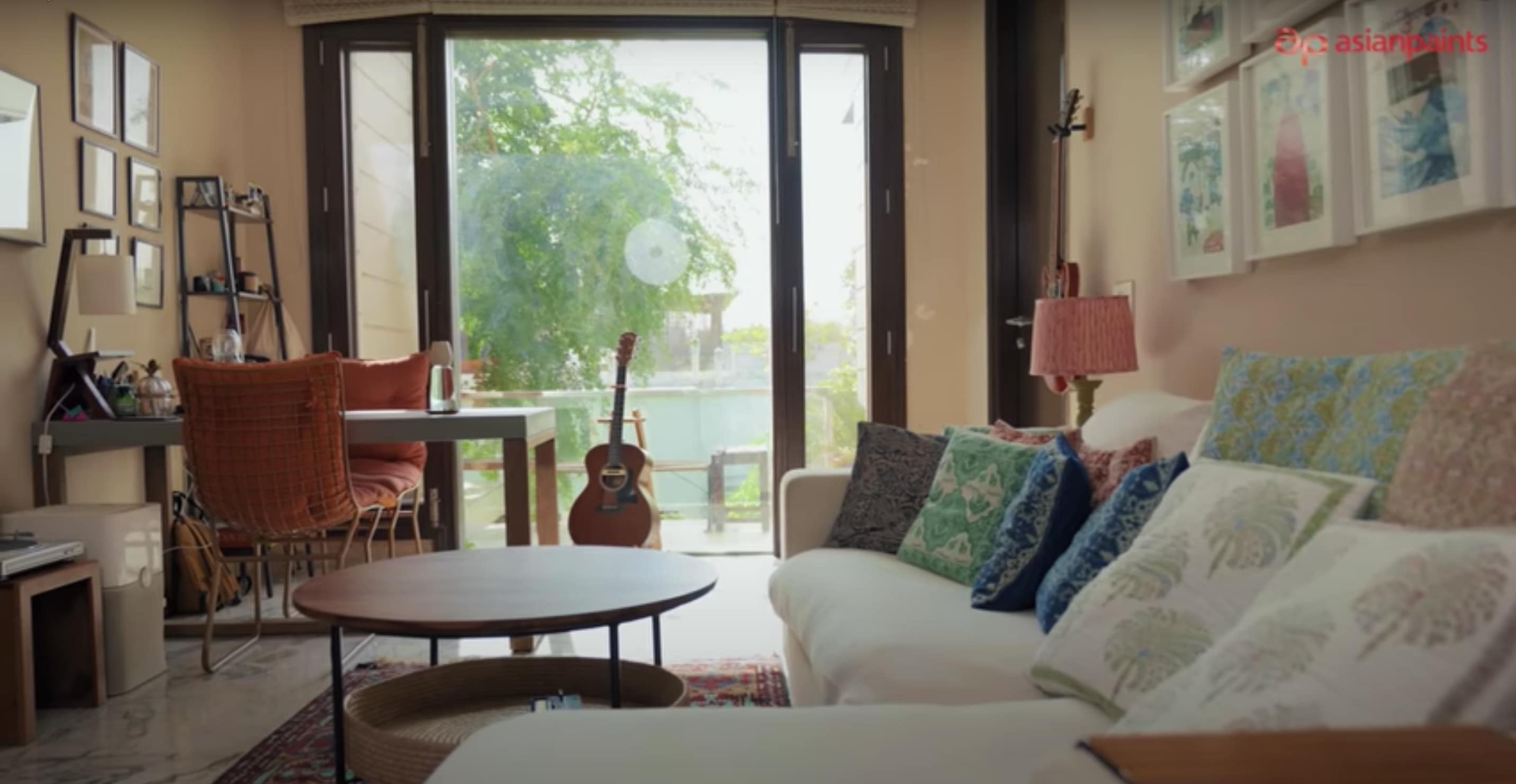 A view of Prateek's living room. A view of Prateek's living room.