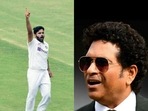 Shardul Thakur (left) and Sachin Tendulkar
