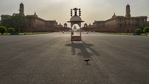 Vijay Chowk wears a deserted look during Covid-induced lockdown, as coronavirus cases surge in New Delhi.(PTI file photo) Vijay Chowk wears a deserted look during Covid-induced lockdown, as coronavirus cases surge in New Delhi.(PTI file photo)