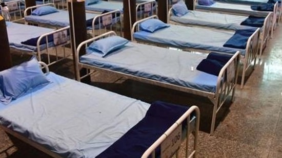 Chief minister Adityanath also announced on Sunday all Covid-19 hospitals in Uttar Pradesh will be required to publicly announce the number of vacant beds twice a day. (HT file photo) Chief minister Adityanath also announced on Sunday all Covid-19 hospitals in Uttar Pradesh will be required to publicly announce the number of vacant beds twice a day. (HT file photo)