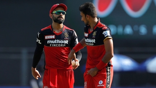 Harshal Patel finished with 3/57 from four overs in which he conceded just 20 in his first three. (IPL/Twitter)