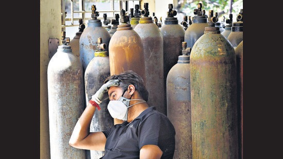 The country is facing shortage of oxygen in the wake of surge in demand amid second Covid wave. (PTI)