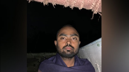 One of the rescued employees of ONGC. (ANI) One of the rescued employees of ONGC. (ANI)