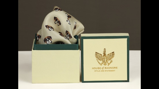 This quirky dog print pocket square by House of Badnore will add both an element of style and fun to any look This quirky dog print pocket square by House of Badnore will add both an element of style and fun to any look