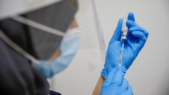More than 33.6 million people have received the first jab of the coronavirus vaccine in the United Kingdom.(Bloomberg) More than 33.6 million people have received the first jab of the coronavirus vaccine in the United Kingdom.(Bloomberg)
