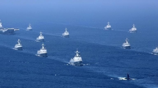 China commissions three advanced naval ships(AP file photo. Representative image) China commissions three advanced naval ships(AP file photo. Representative image)