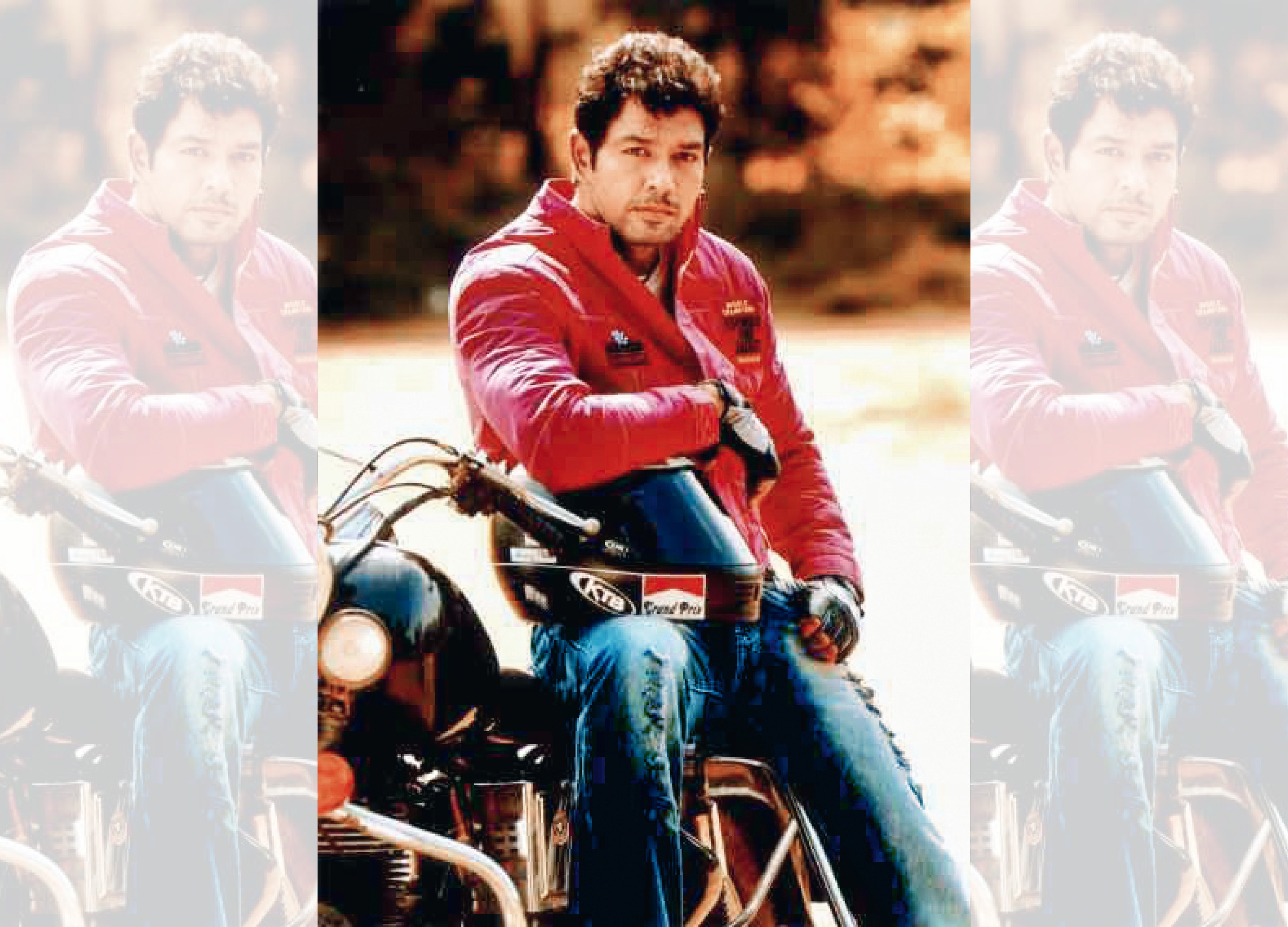 His first photoshoot by veteran photographer Jagdish Mali His first photoshoot by veteran photographer Jagdish Mali