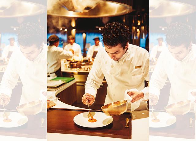 Gaushan DeSilva, the chef at Aragu in the Maldives, does Michelin-class food