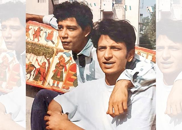 With NSD batchmate Rajesh Tailang With NSD batchmate Rajesh Tailang