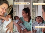 Anita Hassannadani gave birth to her son in February this year. Anita Hassannadani gave birth to her son in February this year.