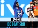 Delhi Capitals beat Sunrisers Hyderabad