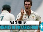 Pat Cummins donates to PM CARES Fund