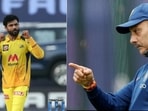 Ravindra Jadeja (left) and File Photo of Ravi Shastri (right) Ravindra Jadeja (left) and File Photo of Ravi Shastri (right)