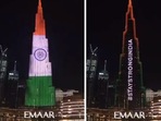 The image shows Burj Khalifa.(Twitter@IndembAbuDhabi) The image shows Burj Khalifa.(Twitter@IndembAbuDhabi)