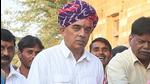 Congress leader Manvendra Singh is one of the two party leaders to have called for a fair probe in the Barmer encounter.(HT File Photo) Congress leader Manvendra Singh is one of the two party leaders to have called for a fair probe in the Barmer encounter.(HT File Photo)
