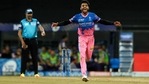 Chetan Sakariya of Rajasthan Royals.(ANI Photo/RR Twitter) Chetan Sakariya of Rajasthan Royals.(ANI Photo/RR Twitter)